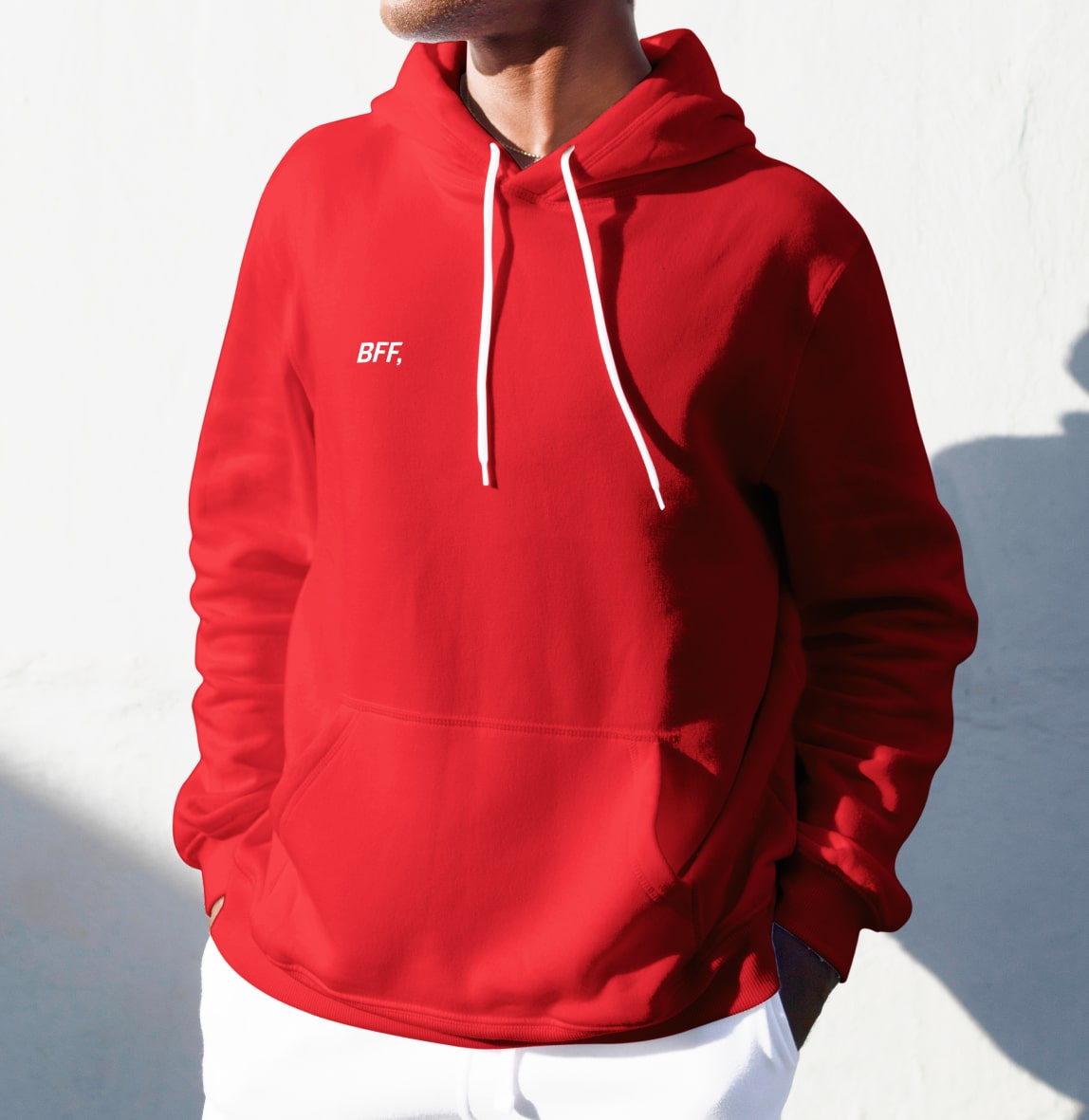 bff-printed-red-hoodie 1-min